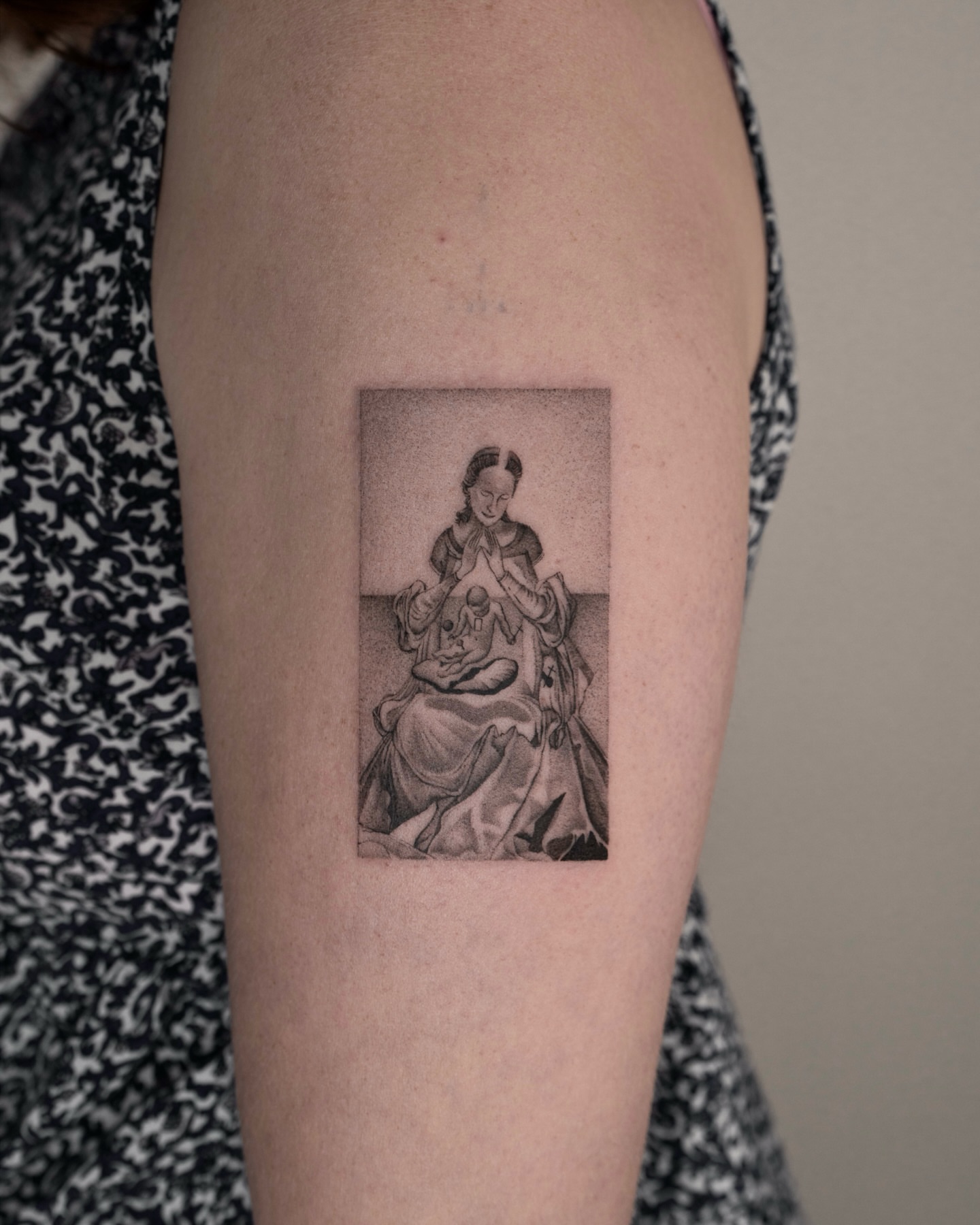 Tattoo by @tyswork — dotwork, realism