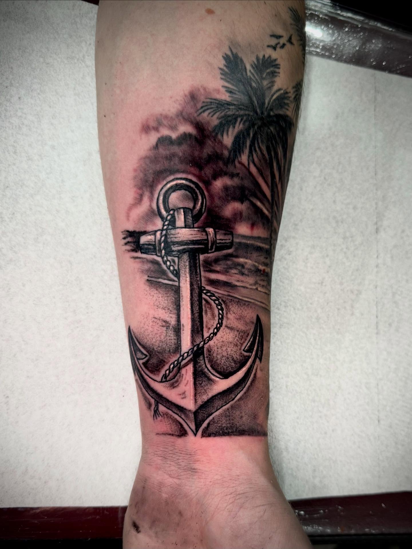 Tattoo by @jherrontattoo — black_and_grey