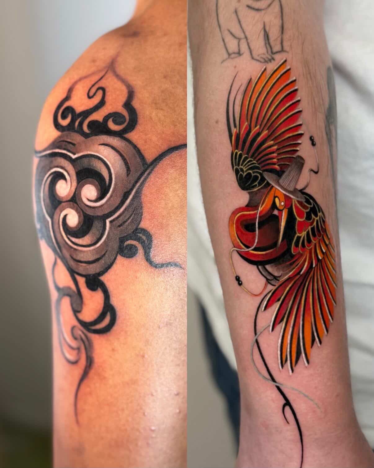 Tattoo by @sunvysideup — neo_traditional, black_and_grey