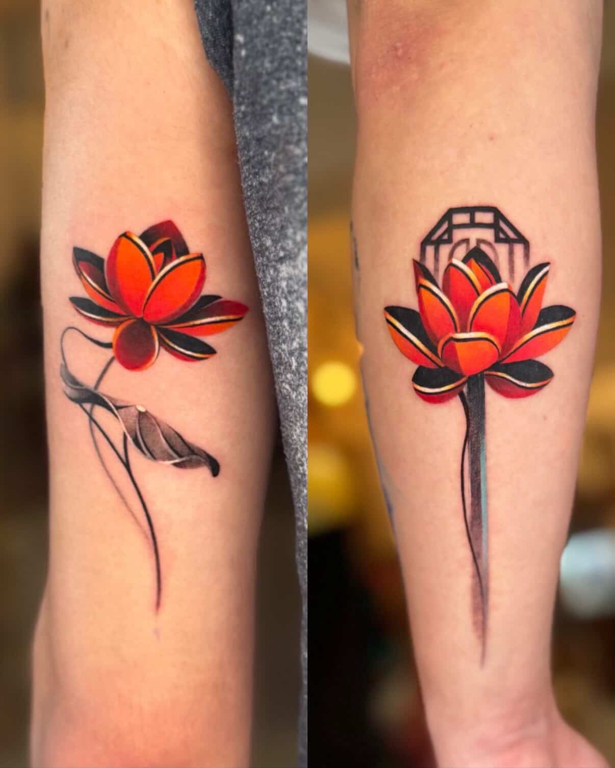 Tattoo by @sunvysideup — geometric, watercolor