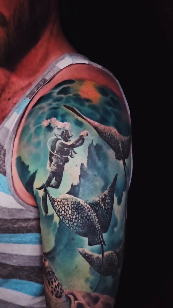 Tattoo by @dannymadsentattoo — realism, japanese_irezumi