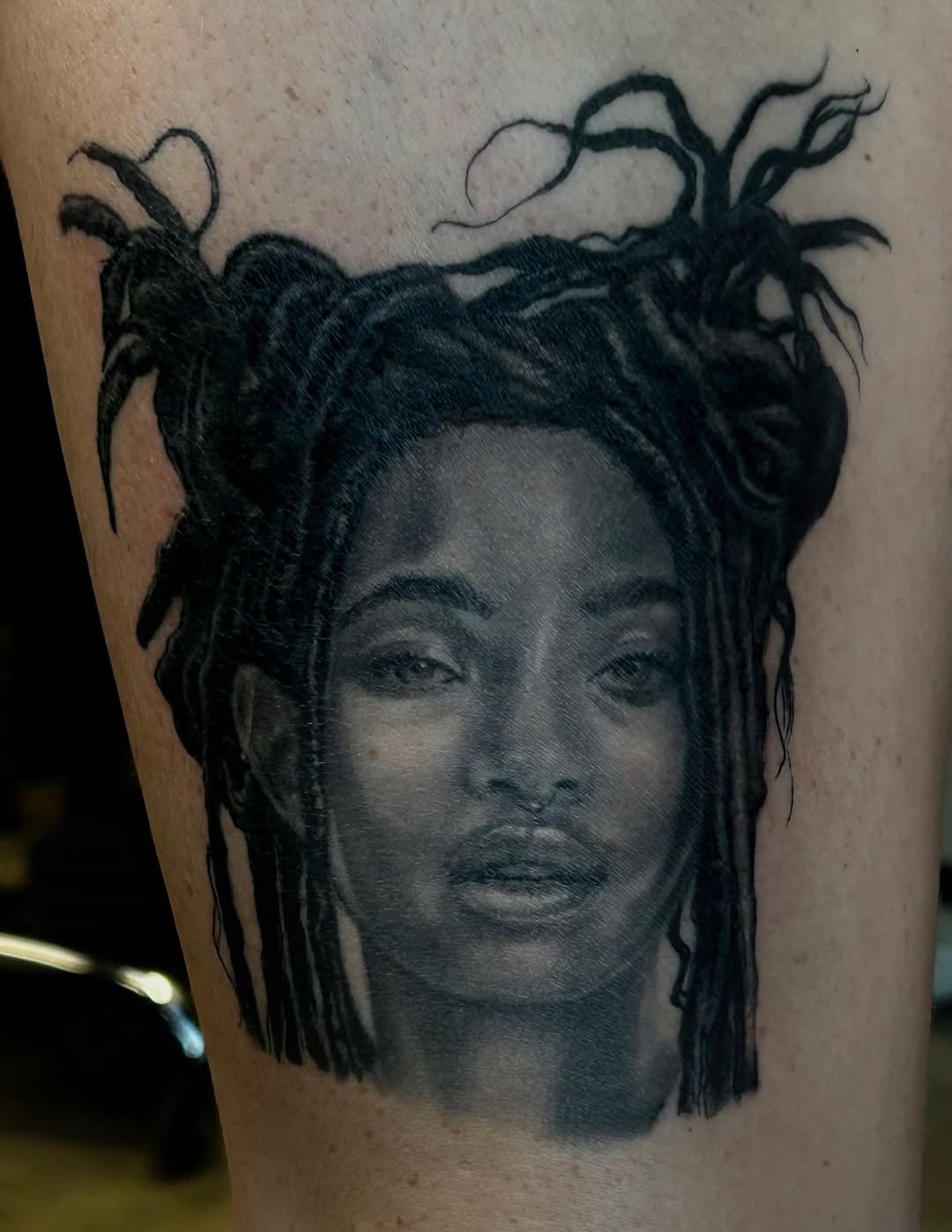 Tattoo by @jmartsart — realism, black_and_grey
