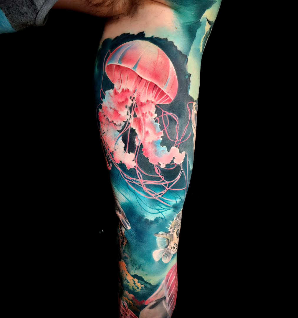 Tattoo by @dannymadsentattoo — realism, black_and_grey