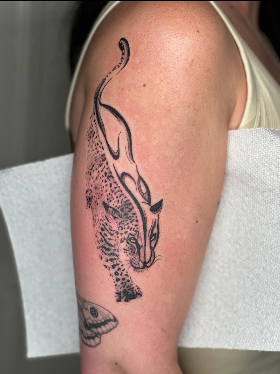 Tattoo by @nicolettemadlyne — black_and_grey, fine_line