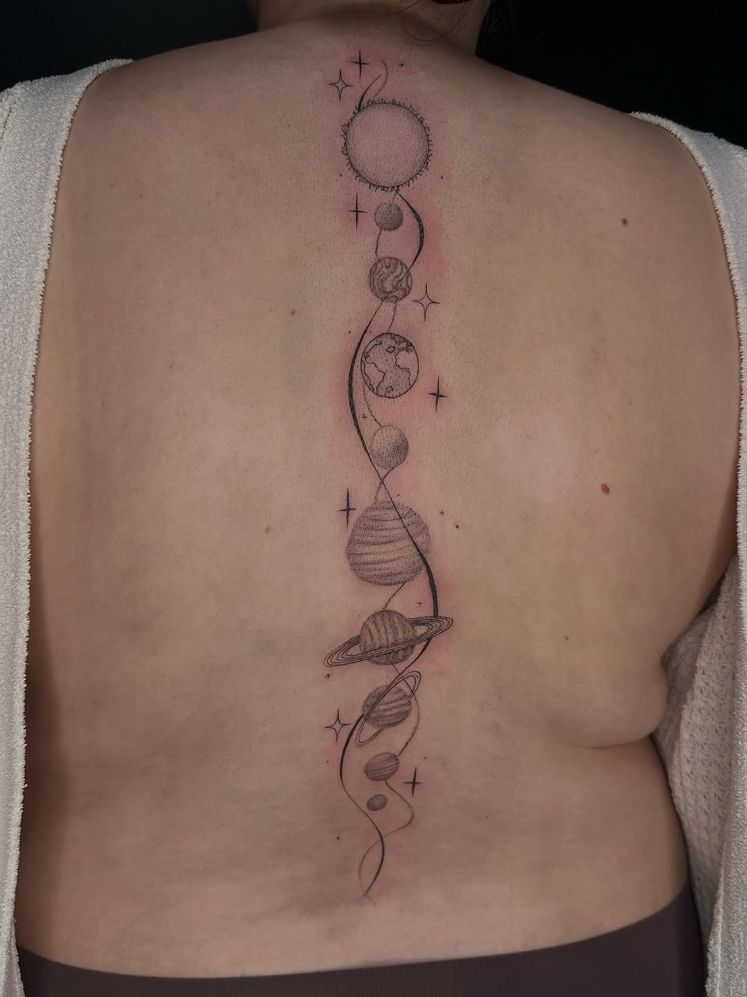 Tattoo by @cultofspice — fine_line, dotwork
