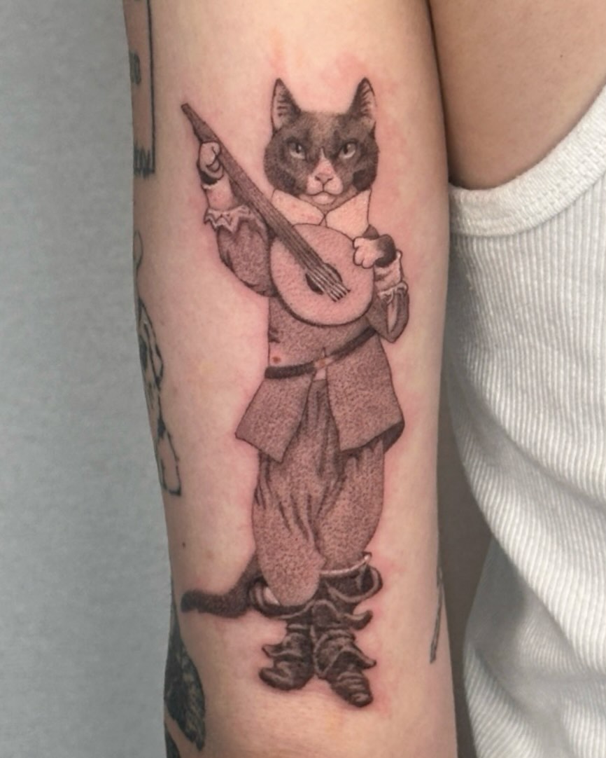 Tattoo by @sighthovnd — black_and_grey, realism
