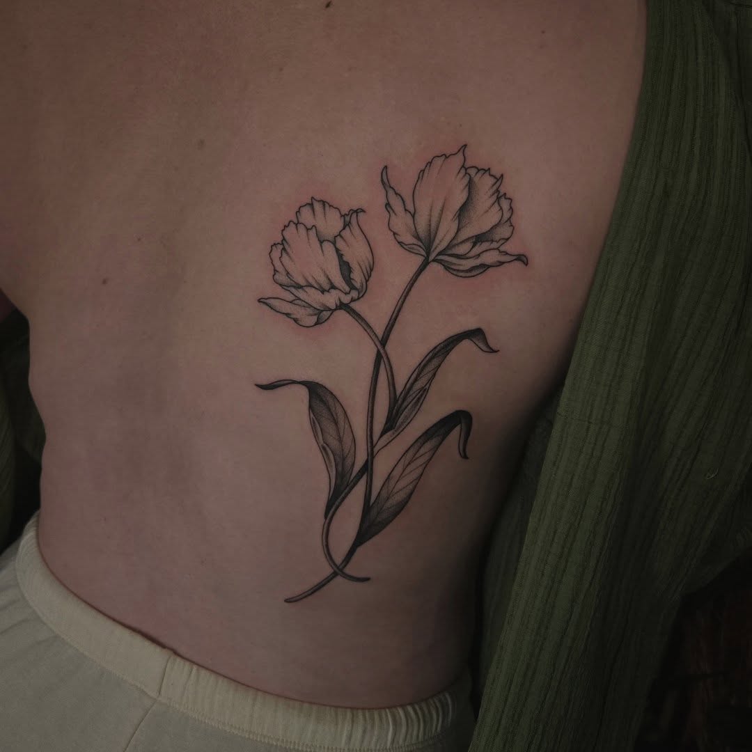 Tattoo by @alexandraathenstattoo — fine_line, black_and_grey