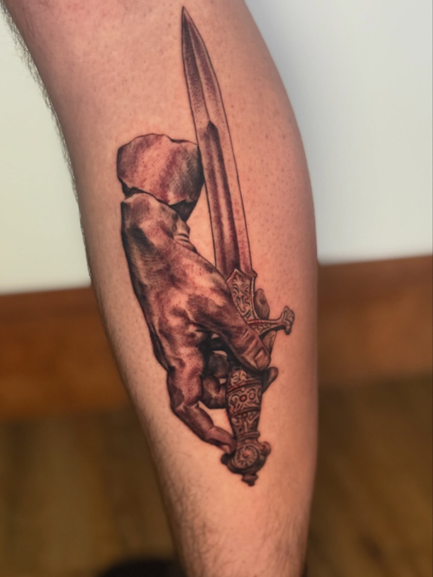 Tattoo by @bhsoceana — realism, black_and_grey