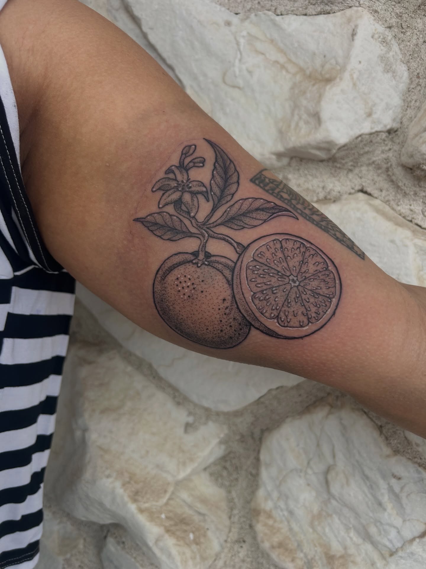 Tattoo by @katie.rosemarytattoos — black_and_grey