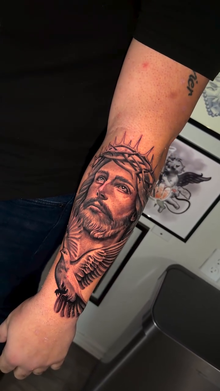 Tattoo by @dannys_tattoo_official — realism, black_and_grey