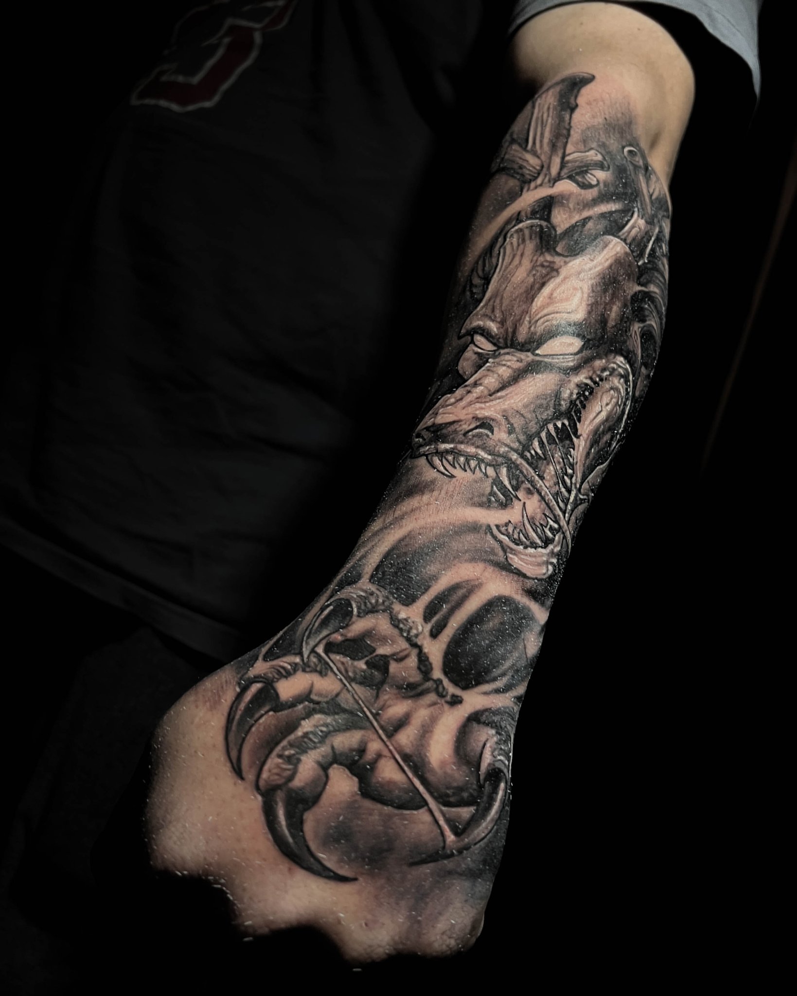 Tattoo by @brunomorettitattoo — dark_realism
