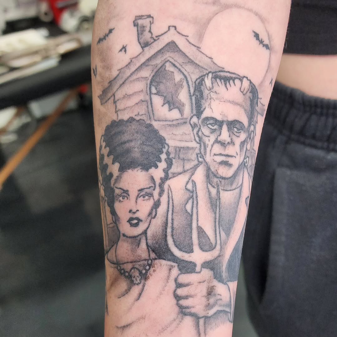 Tattoo by @soft.stabbin.sarah — black_and_grey