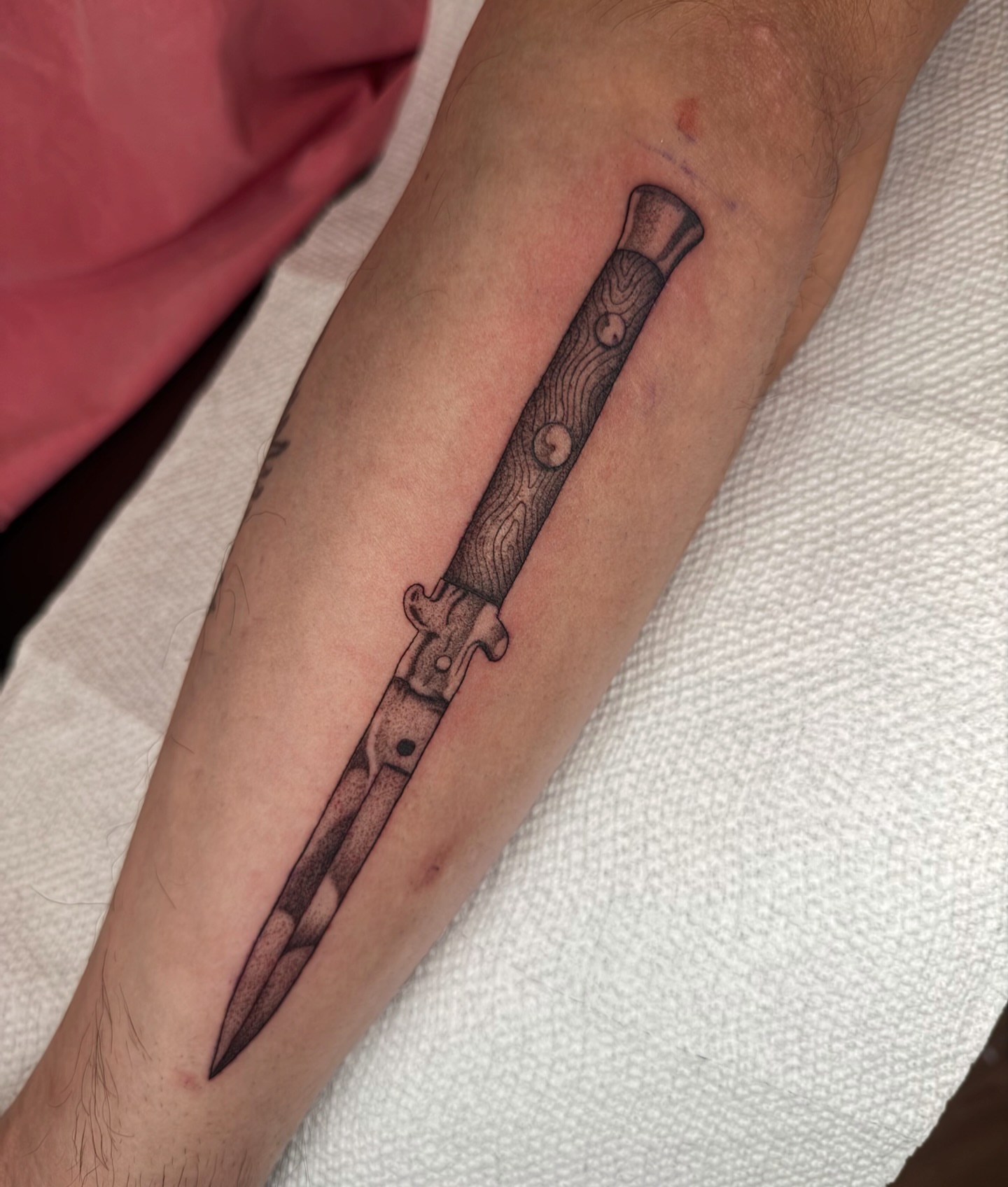 Tattoo by @ruckustattoo — black_and_grey
