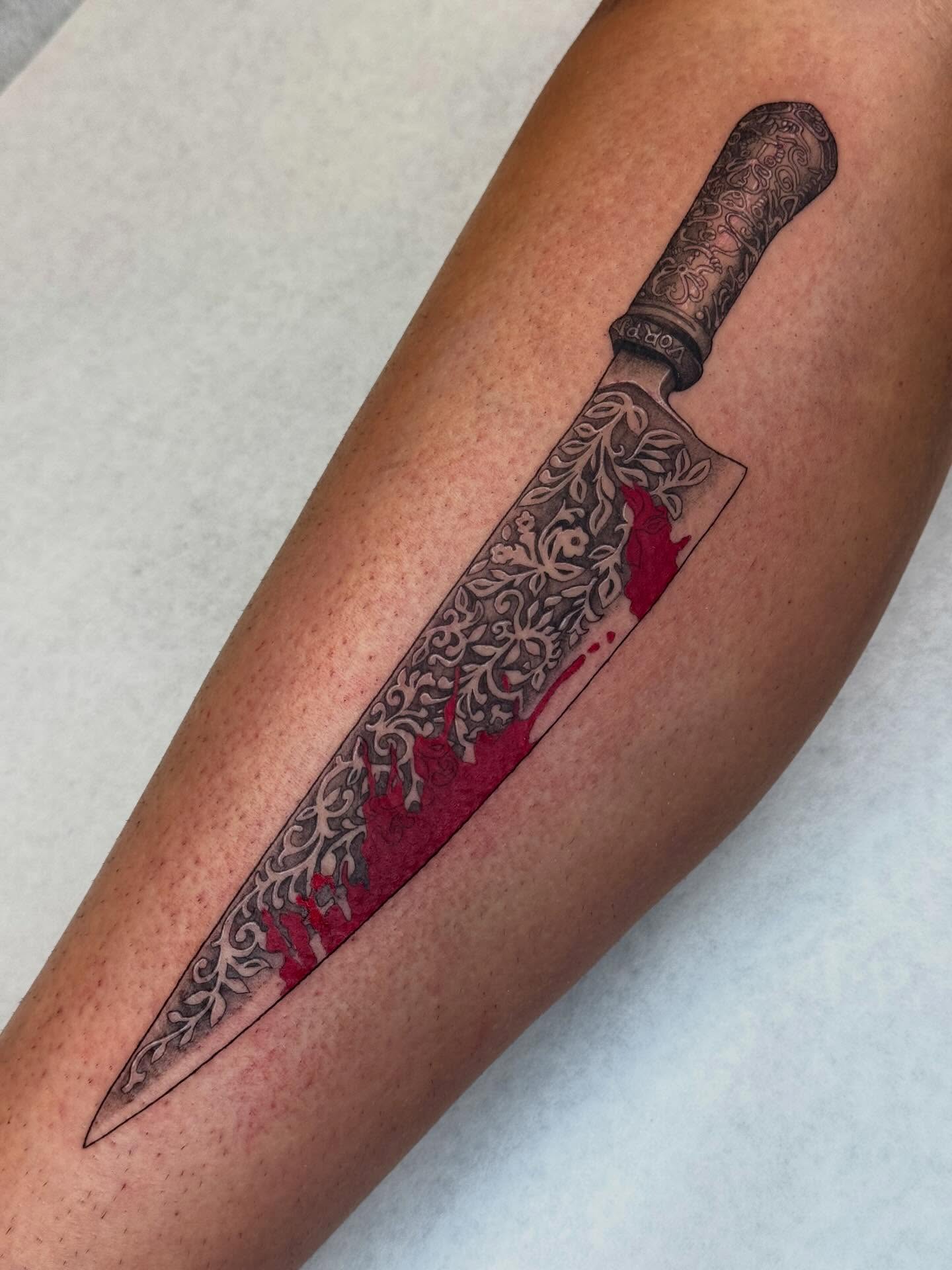 Tattoo by @emkriegart — black_and_grey, realism