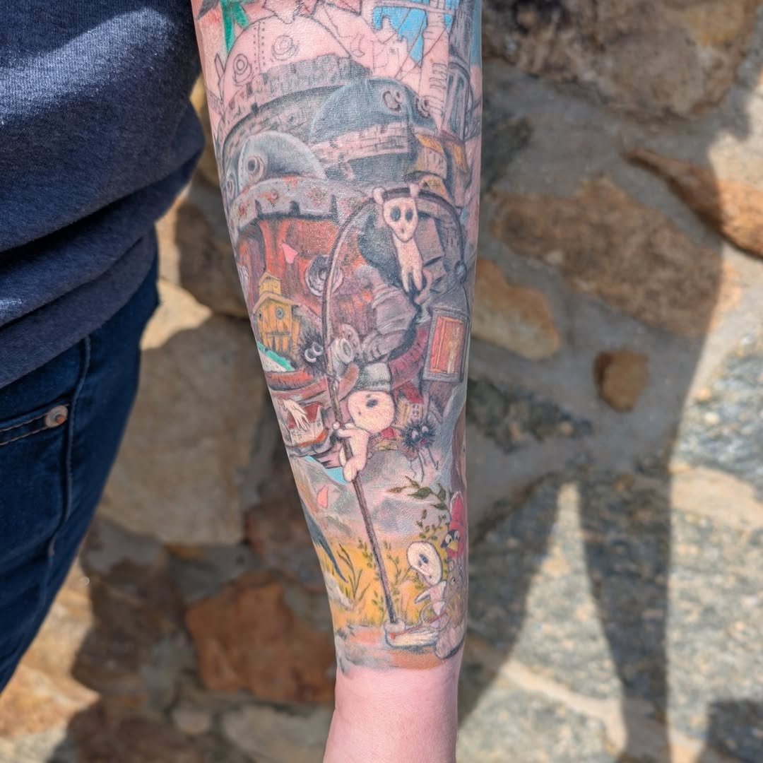 Tattoo by @cattatalso โ illustrative, anime