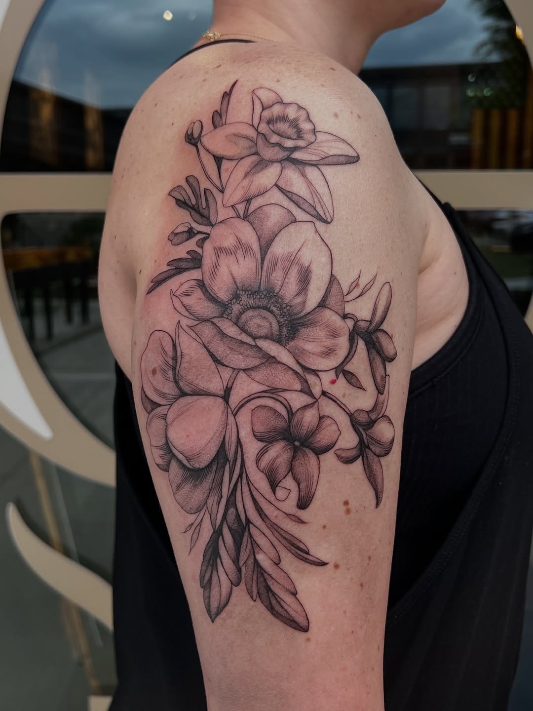 Tattoo by @thealliwilcox — realism, black_and_grey