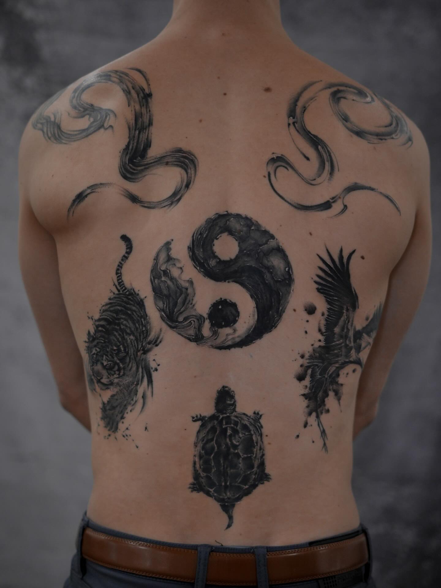 Tattoo by @mr.yang_tattoo — black_and_grey