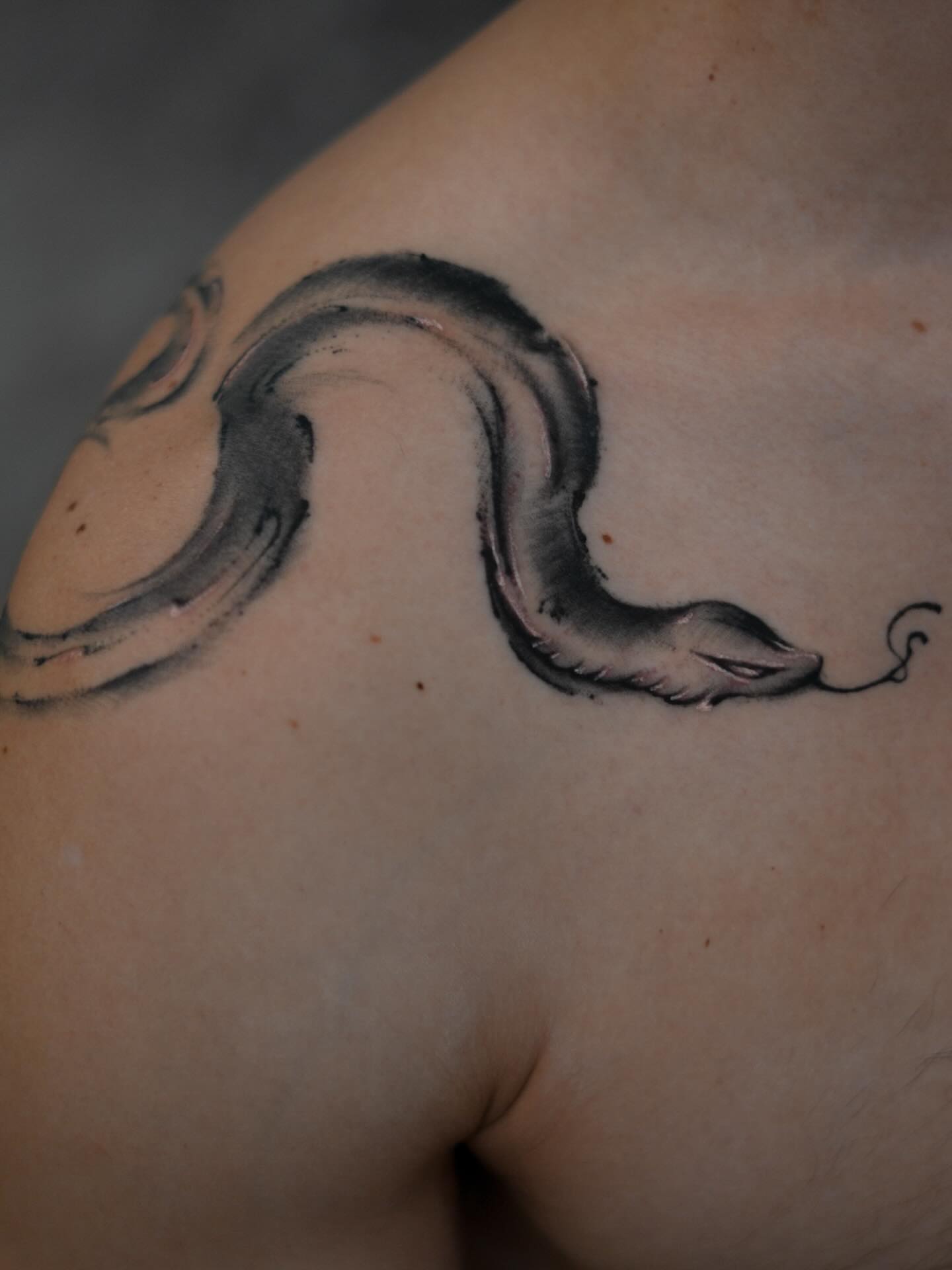Tattoo by @mr.yang_tattoo — black_and_grey