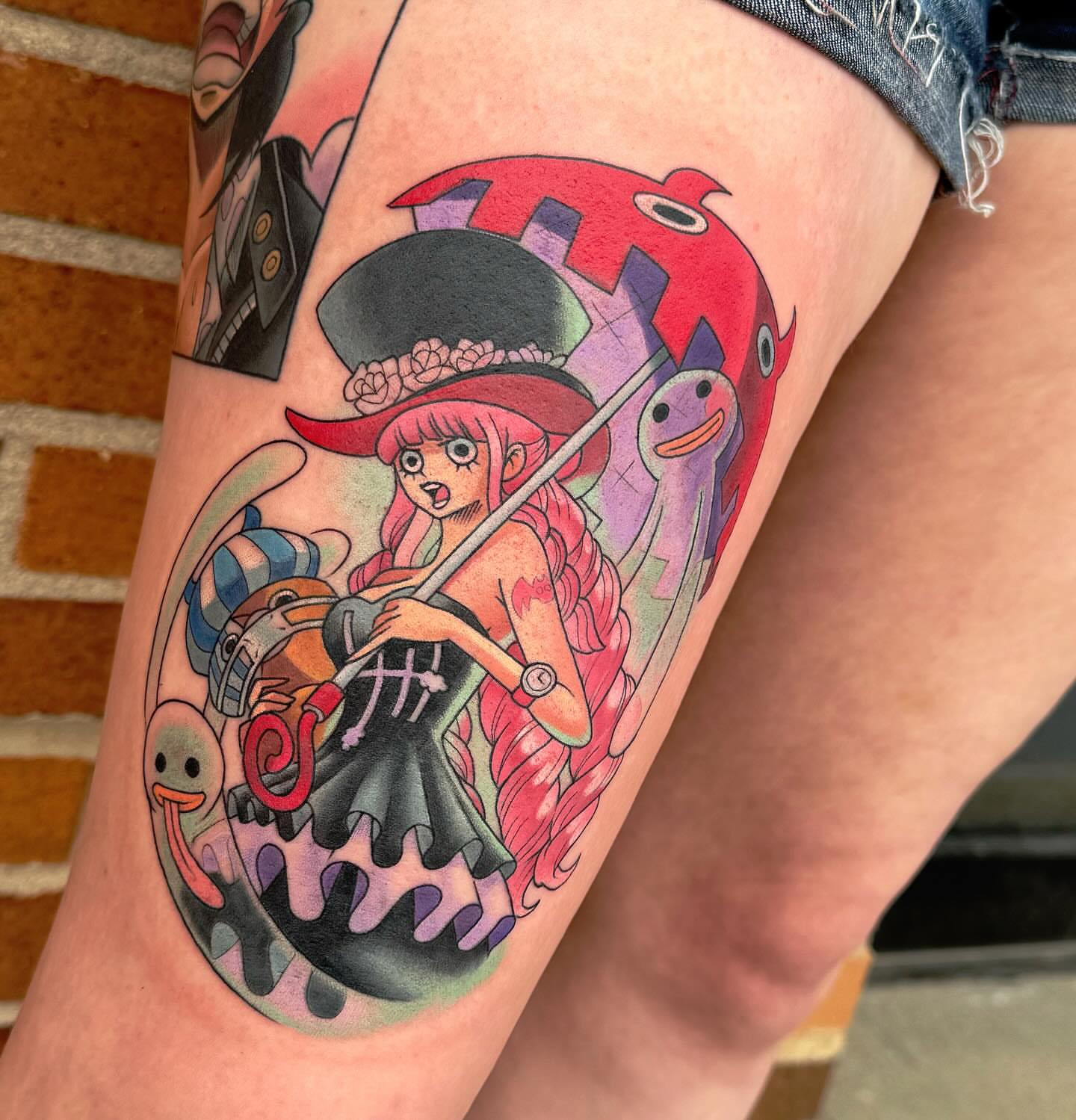Tattoo by @booradleey — anime, illustrative