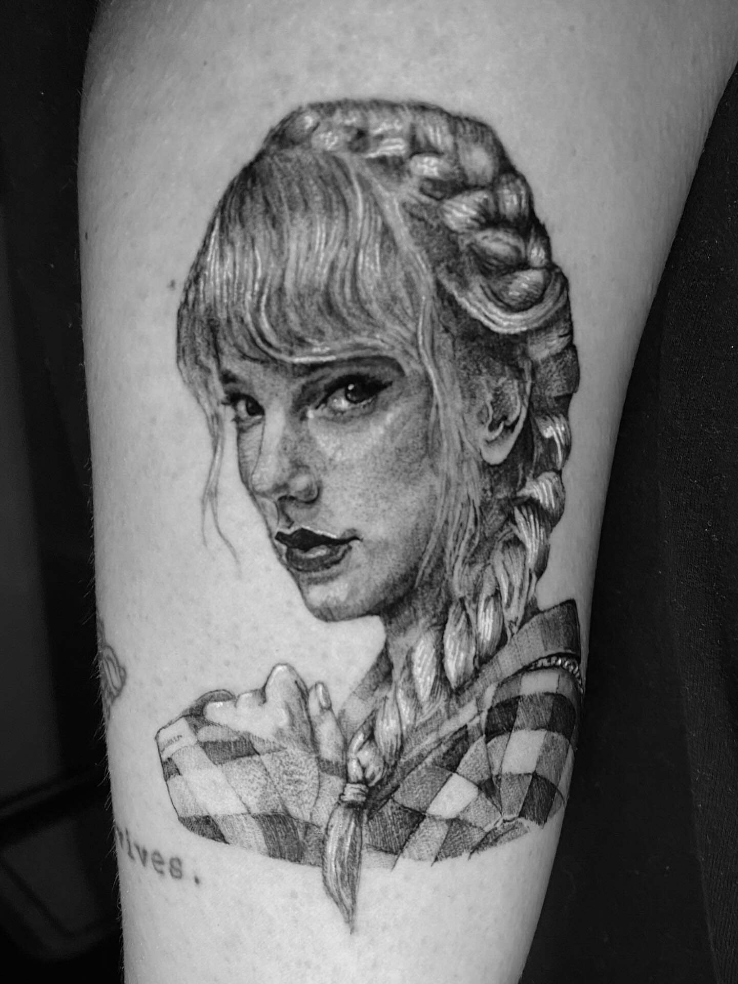 Tattoo by @cherryladyink — realism