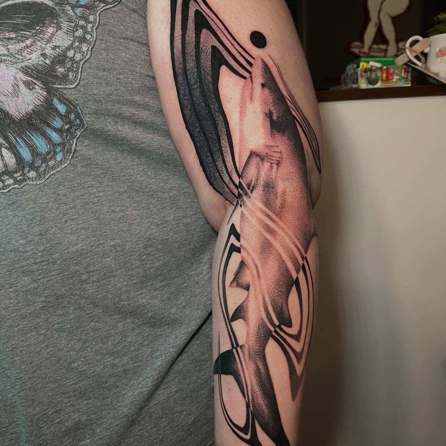 Tattoo by @smokesart — dotwork, geometric