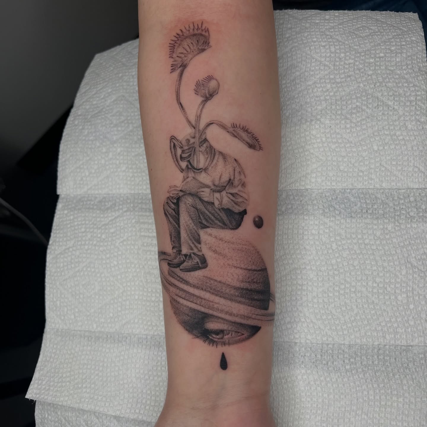 Tattoo by @smokesart — black_and_grey, realism