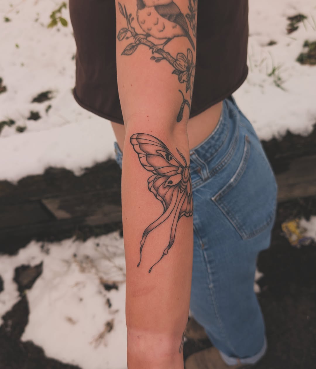 Tattoo by @uprootedtattooing β black_and_grey