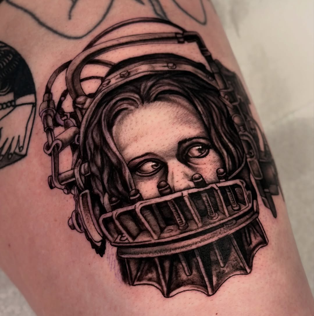 Tattoo by @crimzonmoon_ — realism, black_and_grey