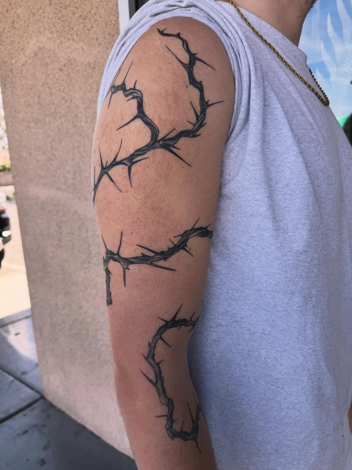 Tattoo by @kylehtattoo — black_and_grey