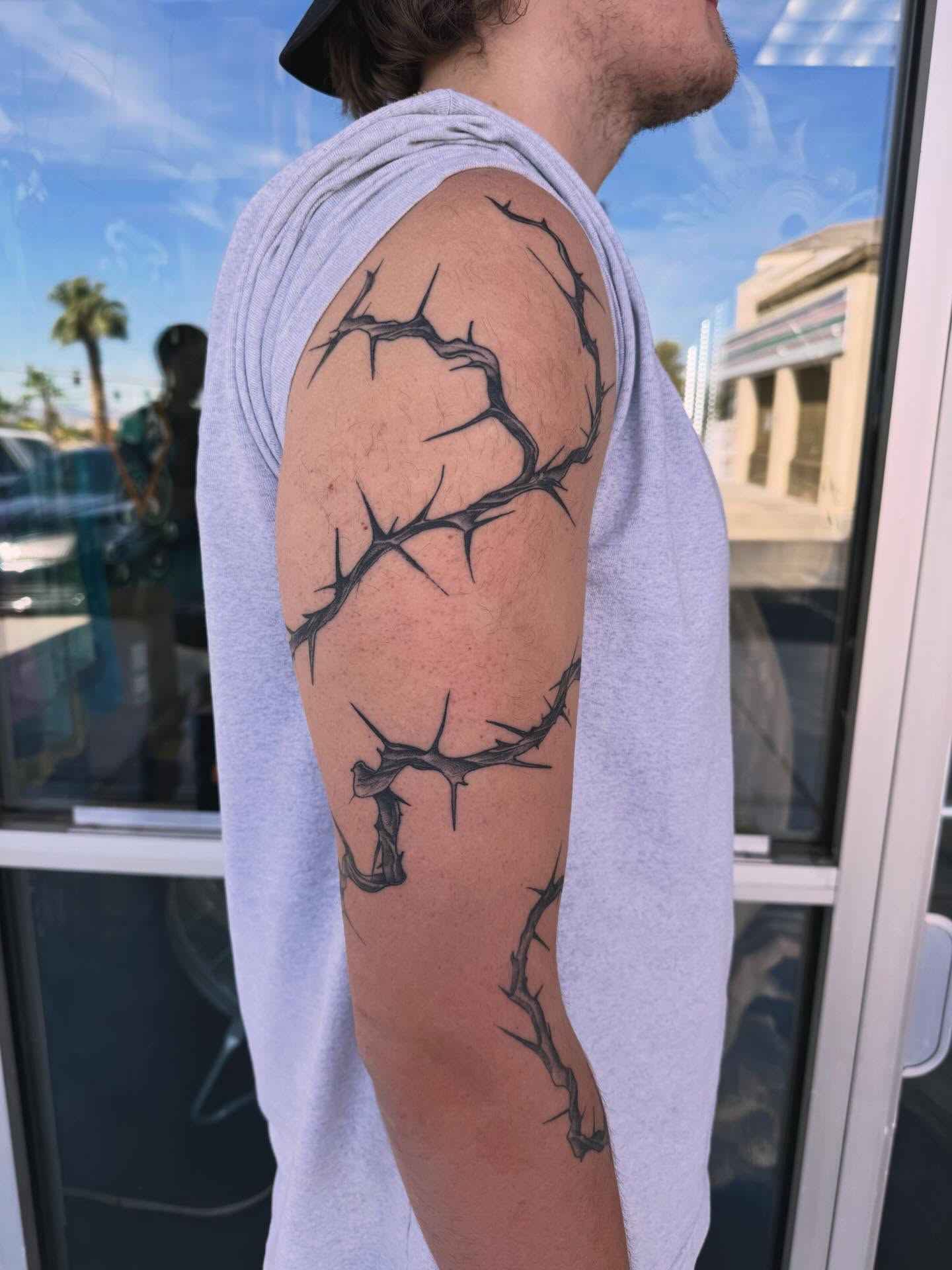 Tattoo by @kylehtattoo — black_and_grey