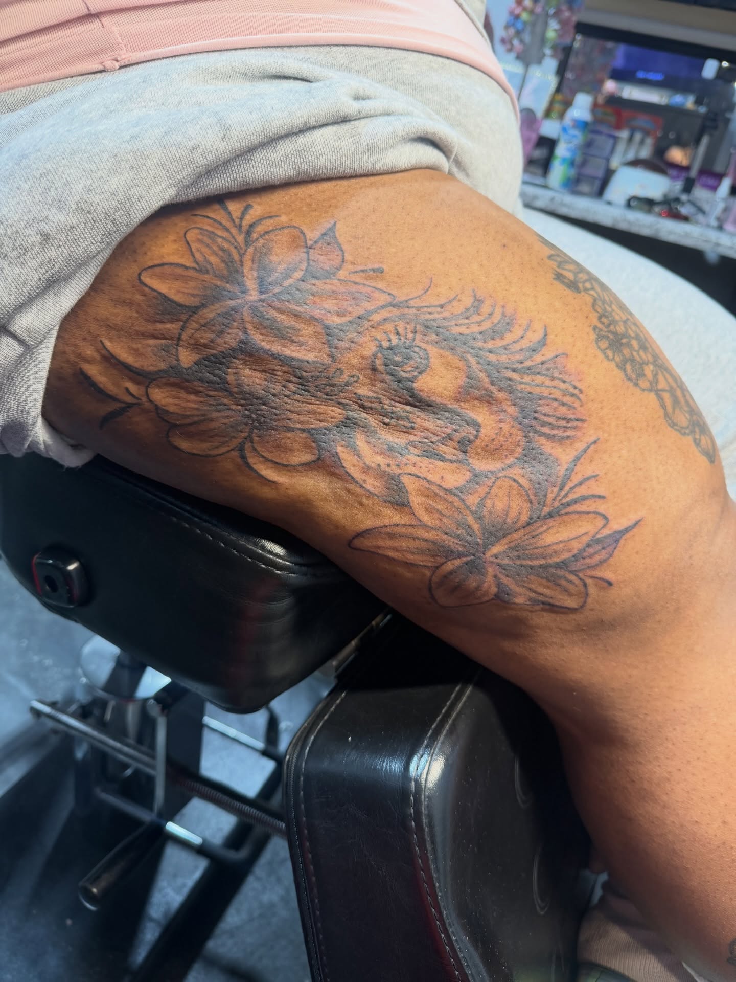 Tattoo by @candicoatedtattoos โ black_and_grey