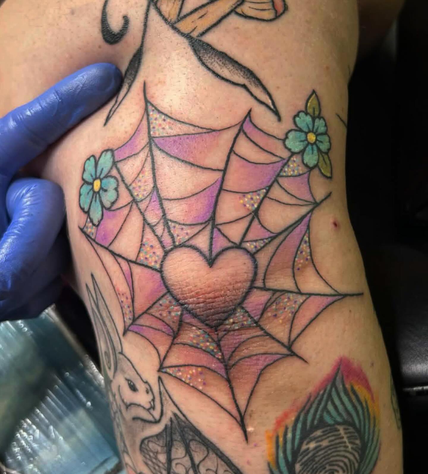 Tattoo by @stabbingab209 — geometric, dotwork