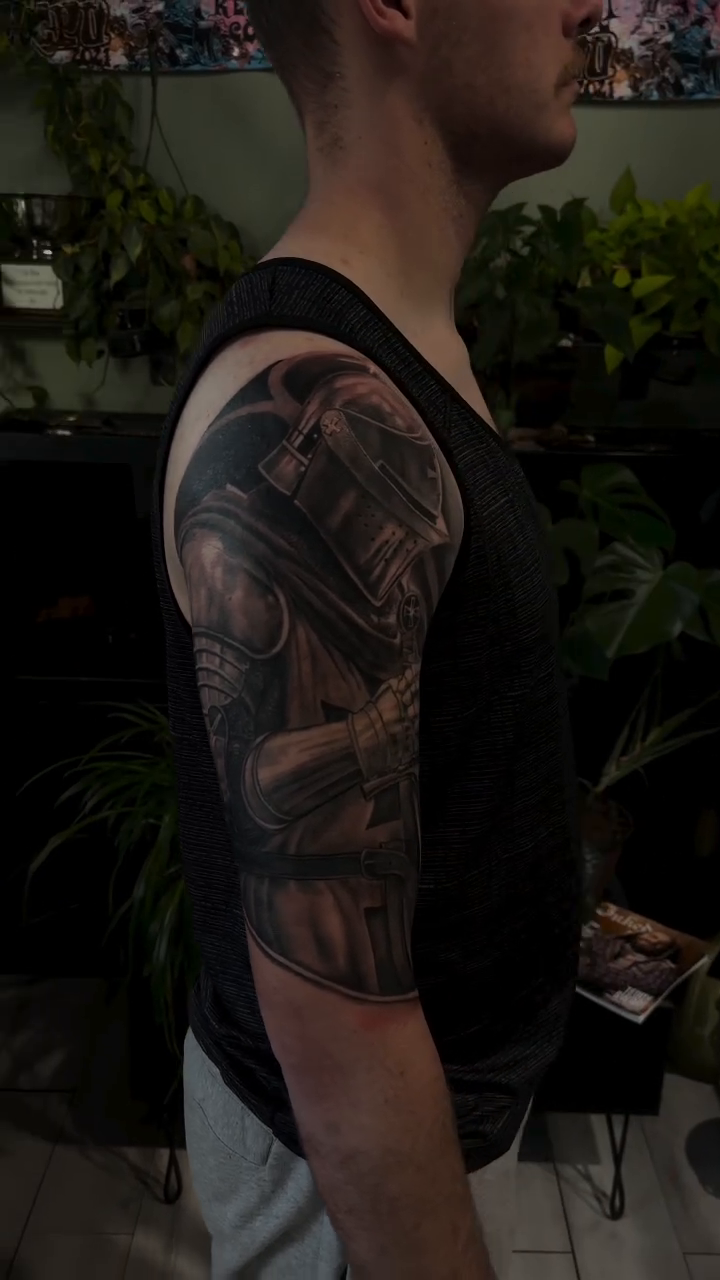 Tattoo by @johntattoo29 — realism, black_and_grey