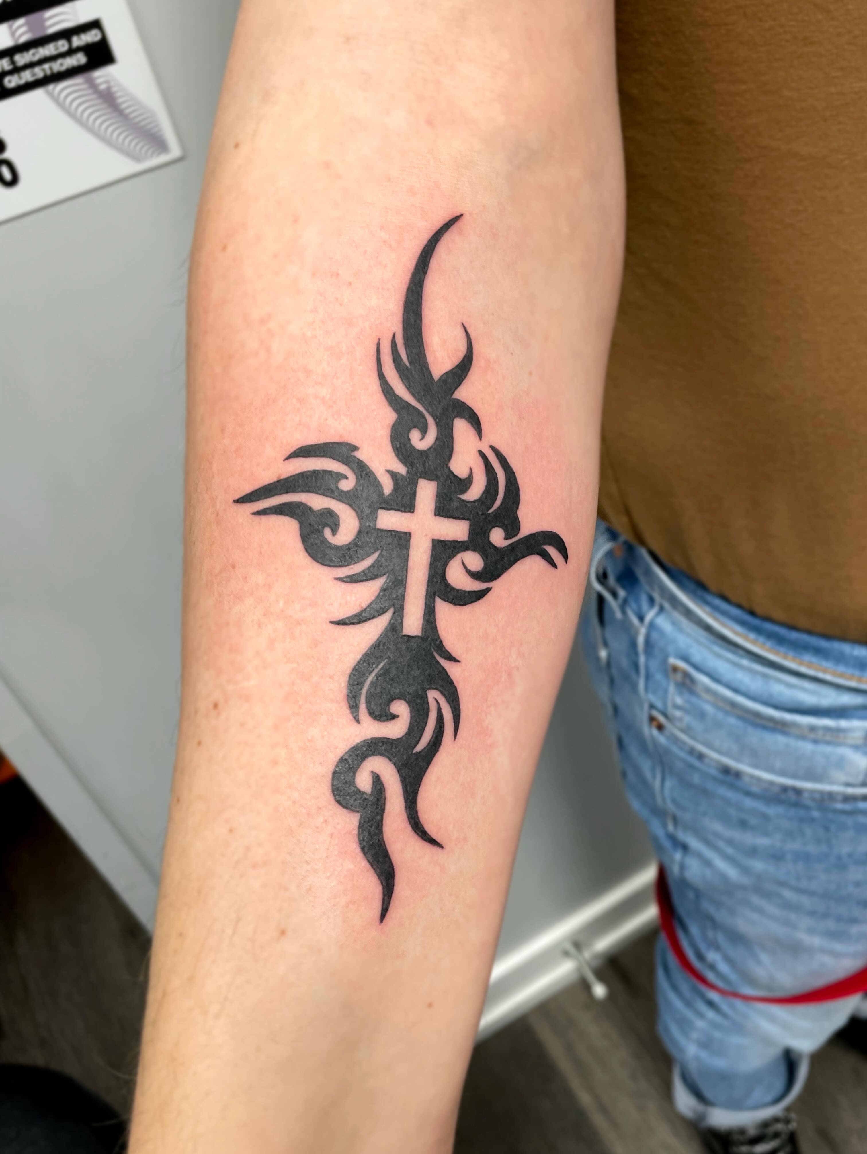 Tattoo by @stephtattoos13 — tribal
