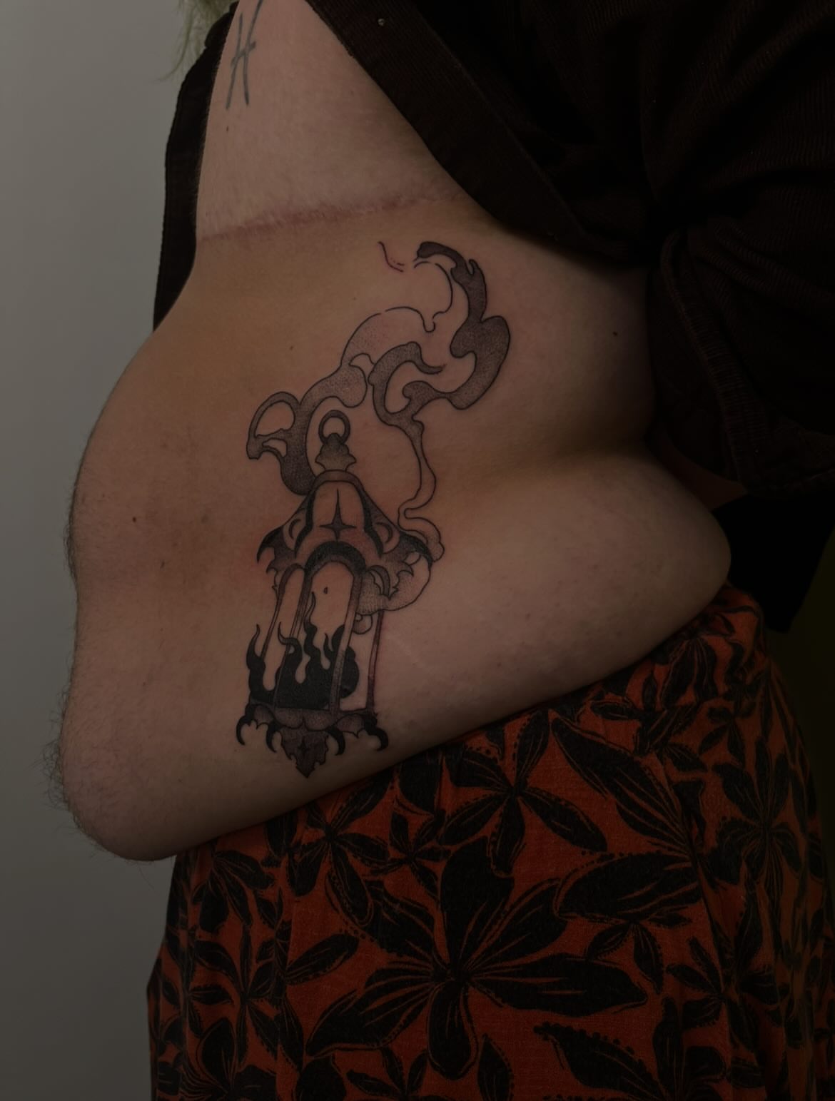 Tattoo by @pitypostcard — black_and_grey