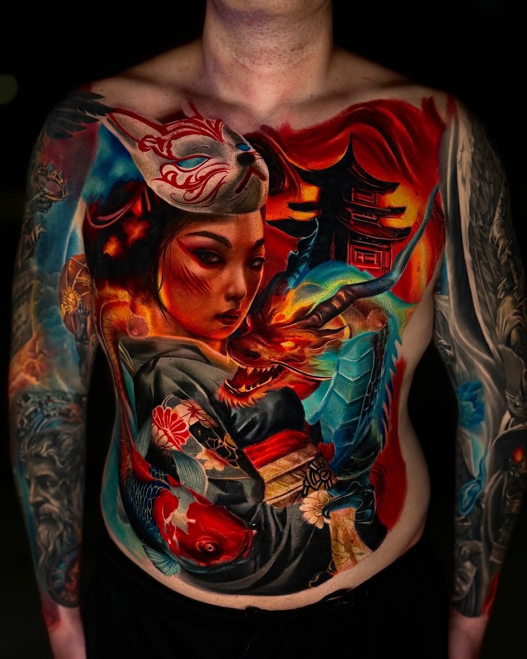 Tattoo by @rann_tattoo — japanese_irezumi, realism