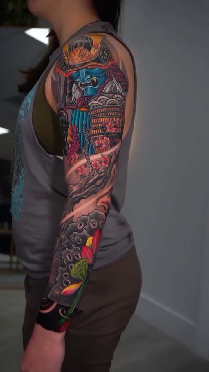 Tattoo by @amaury_badhabits — japanese_irezumi, black_and_grey