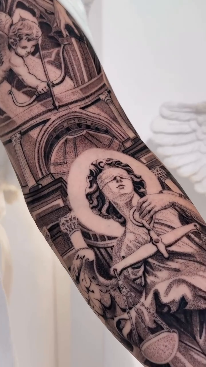 Tattoo by @cot_tattoo — realism, black_and_grey