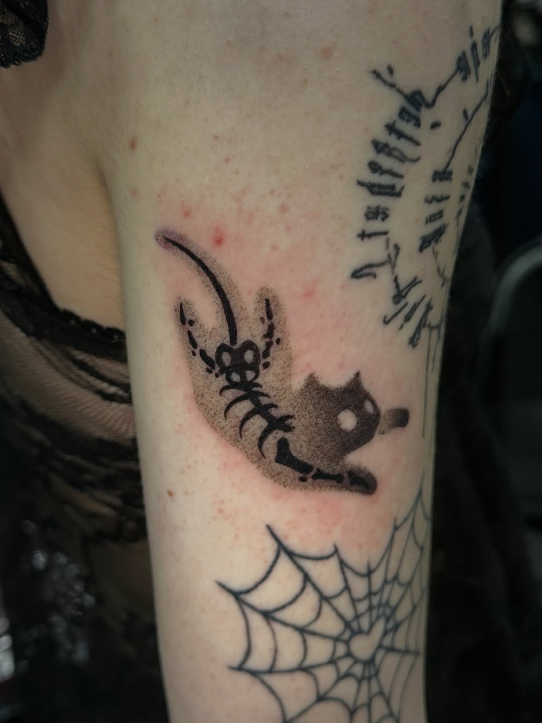 Tattoo by @wastedtalent713 — blackwork, fine_line