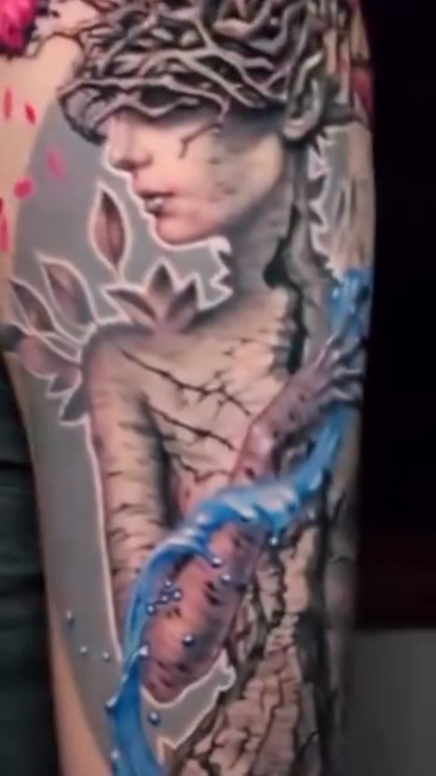 Tattoo by @inkbyrain — realism, black_and_grey