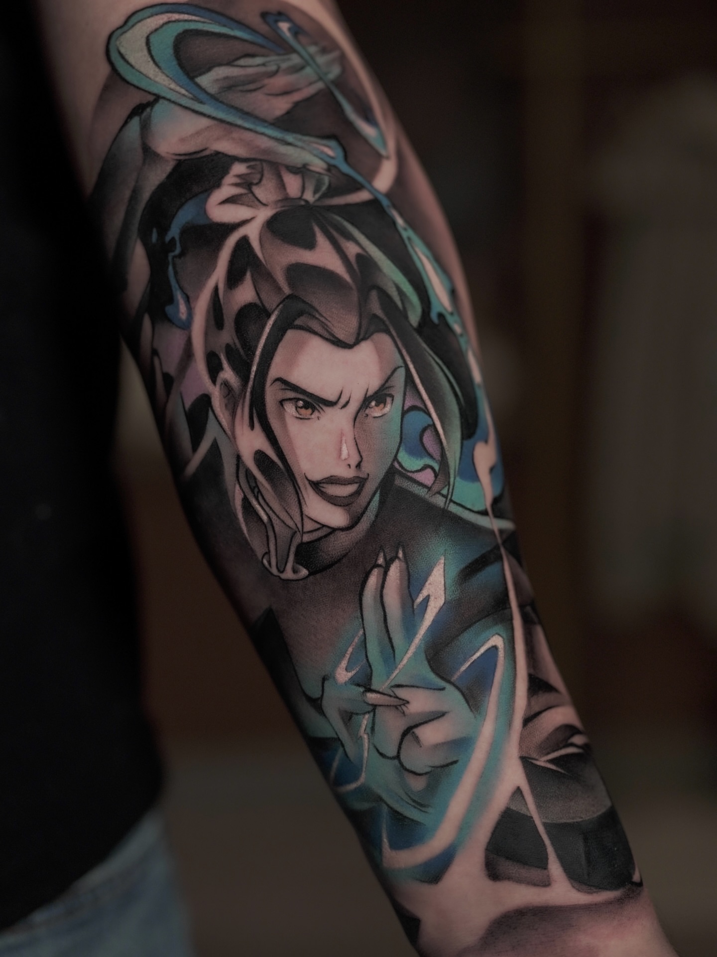 Tattoo by @hideaki.ink — anime
