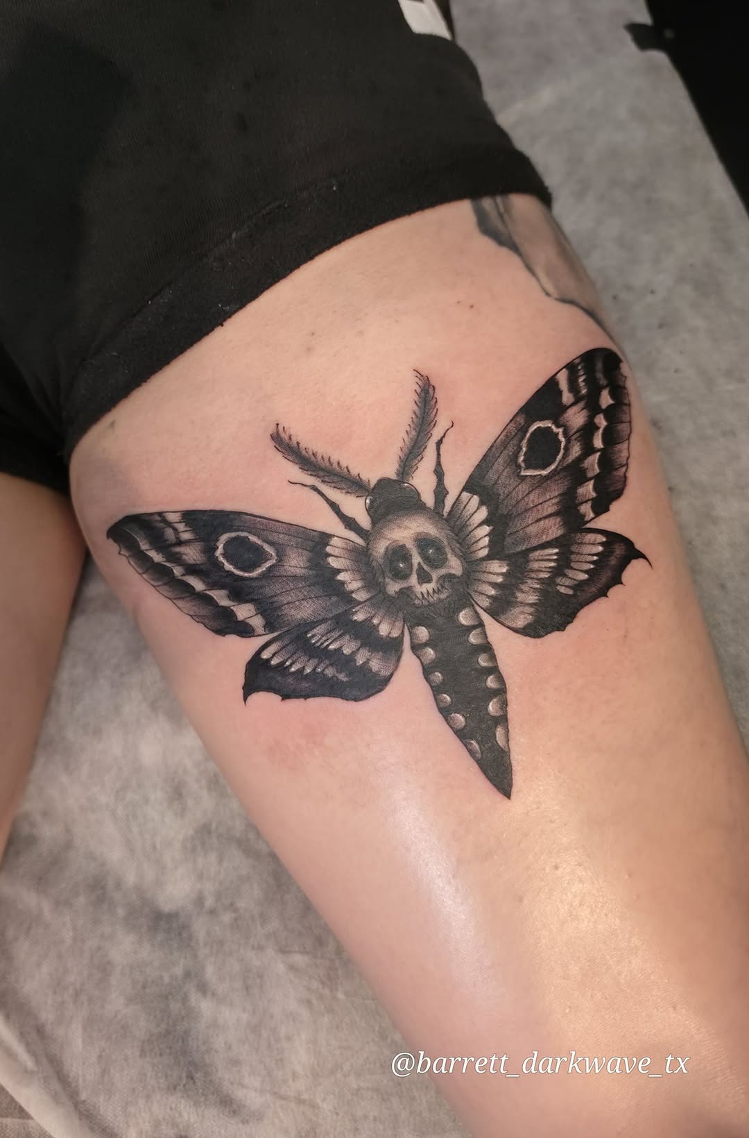 Tattoo by @barrett_darkwave_tx — dark_realism, black_and_grey