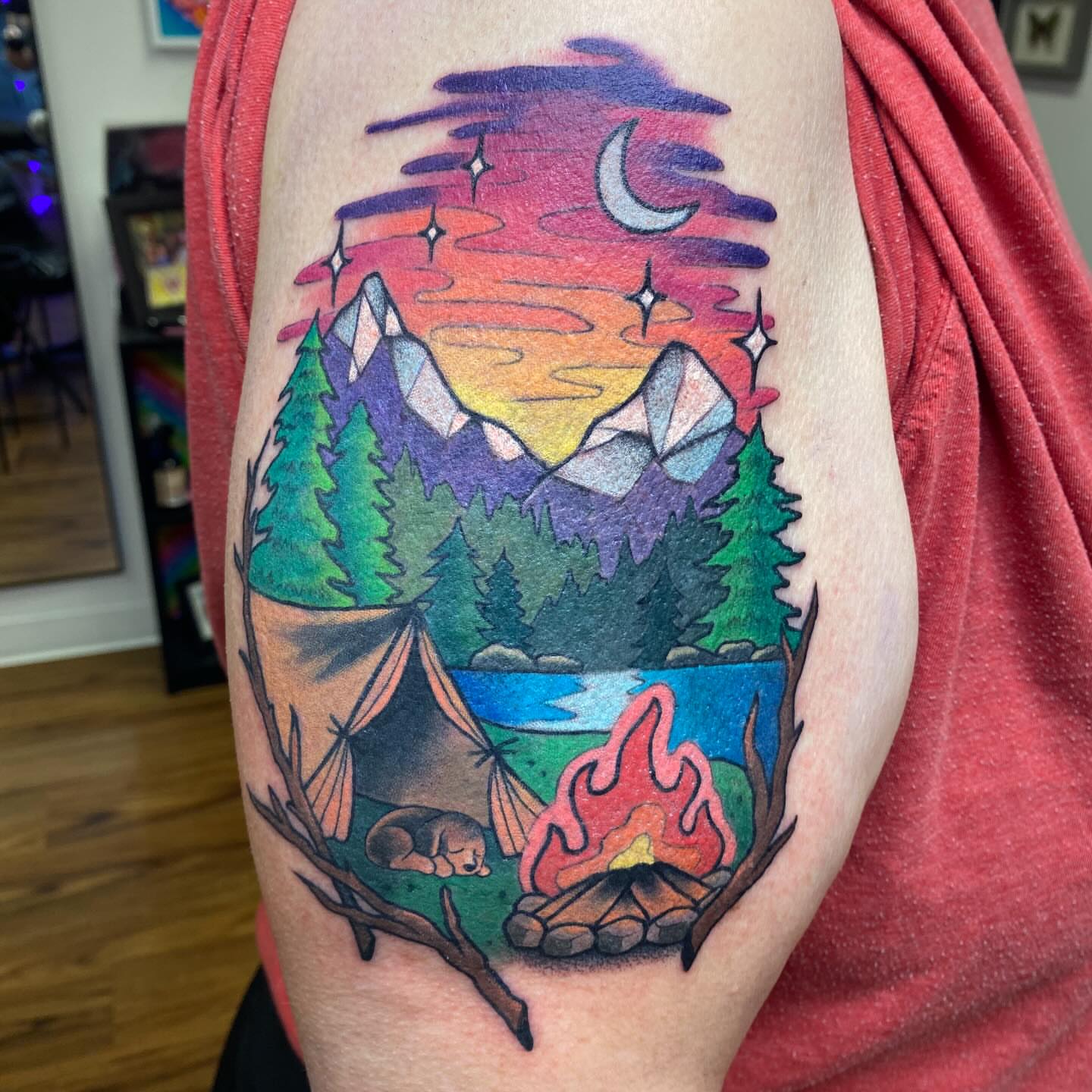 Tattoo by @unicornglitterblaster — illustrative