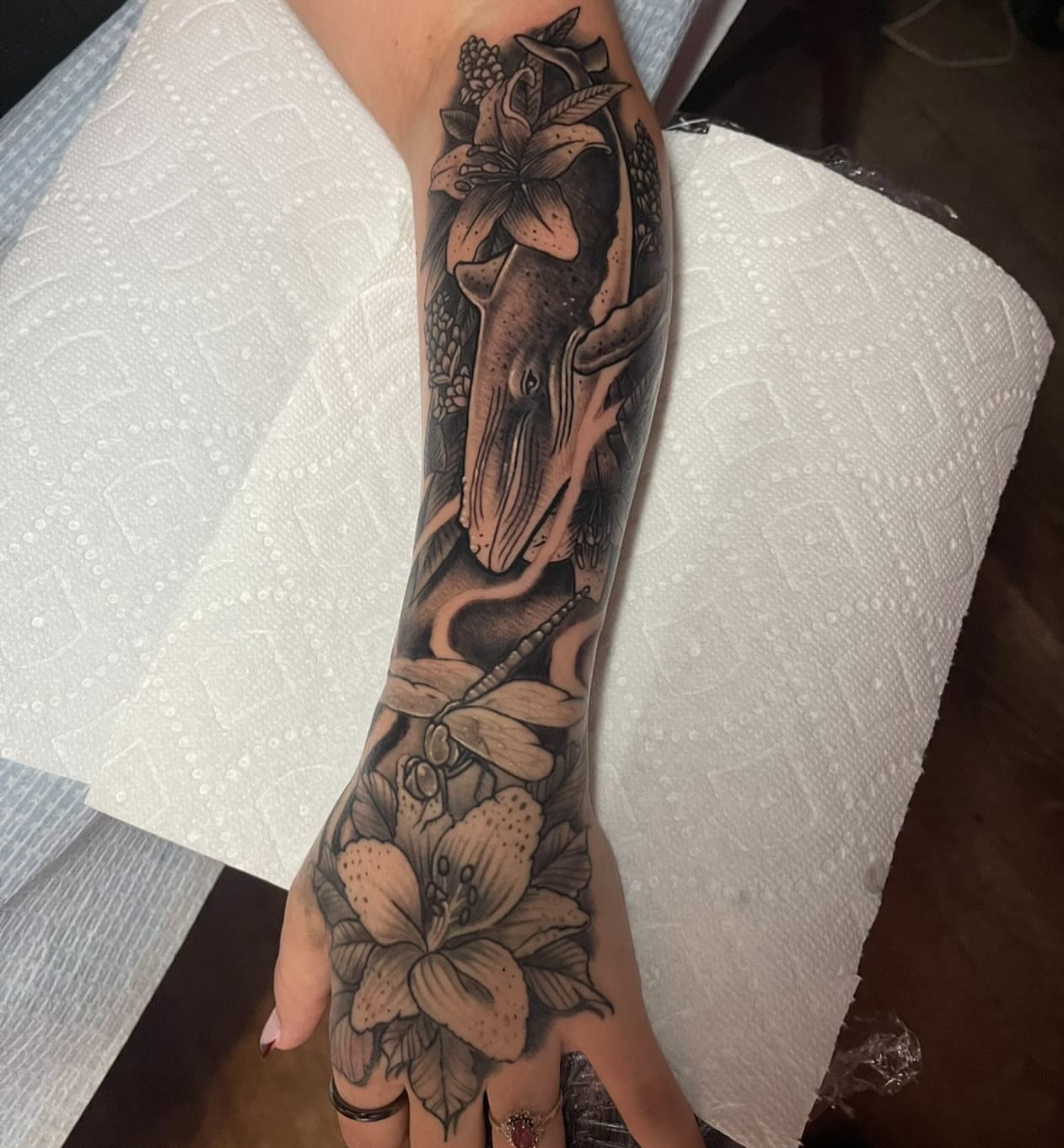 Tattoo by @jrotattoos — black_and_grey, realism