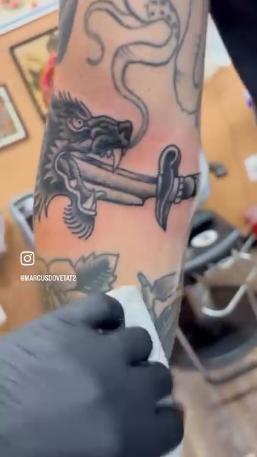 Tattoo by @kustomhustletattoo — japanese_irezumi, black_and_grey