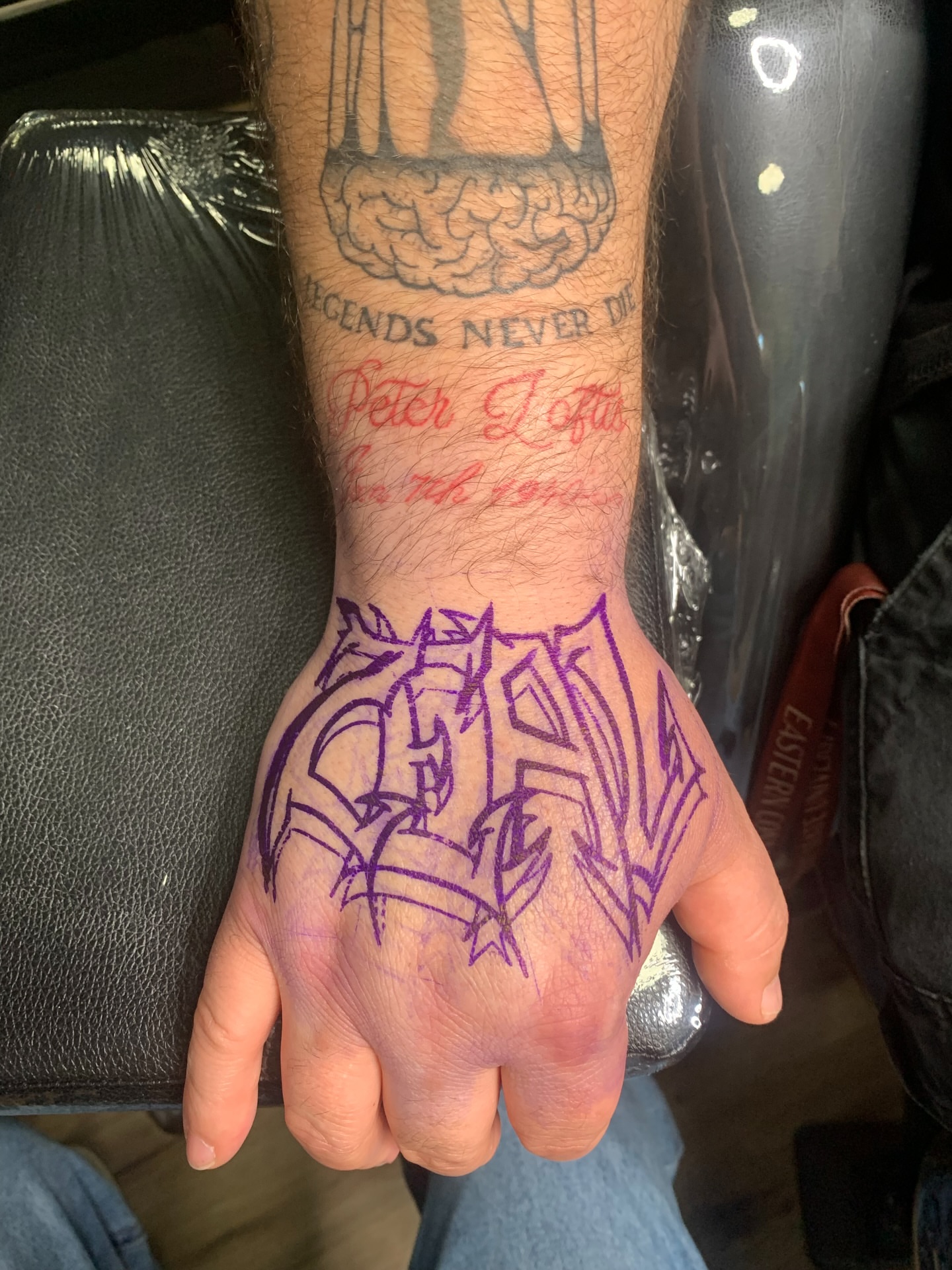 Tattoo by @samtha_sb_art — geometric