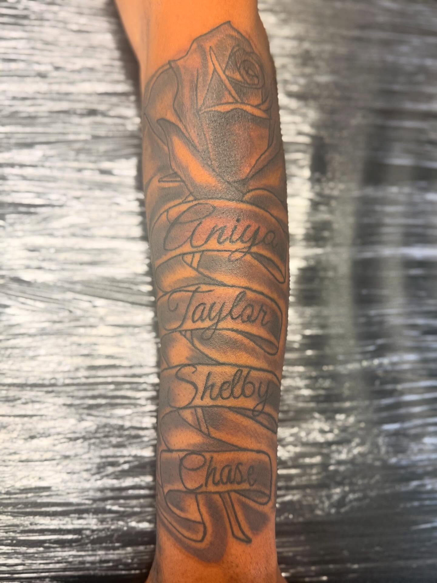 Tattoo by @ink_by_tyga — black_and_grey