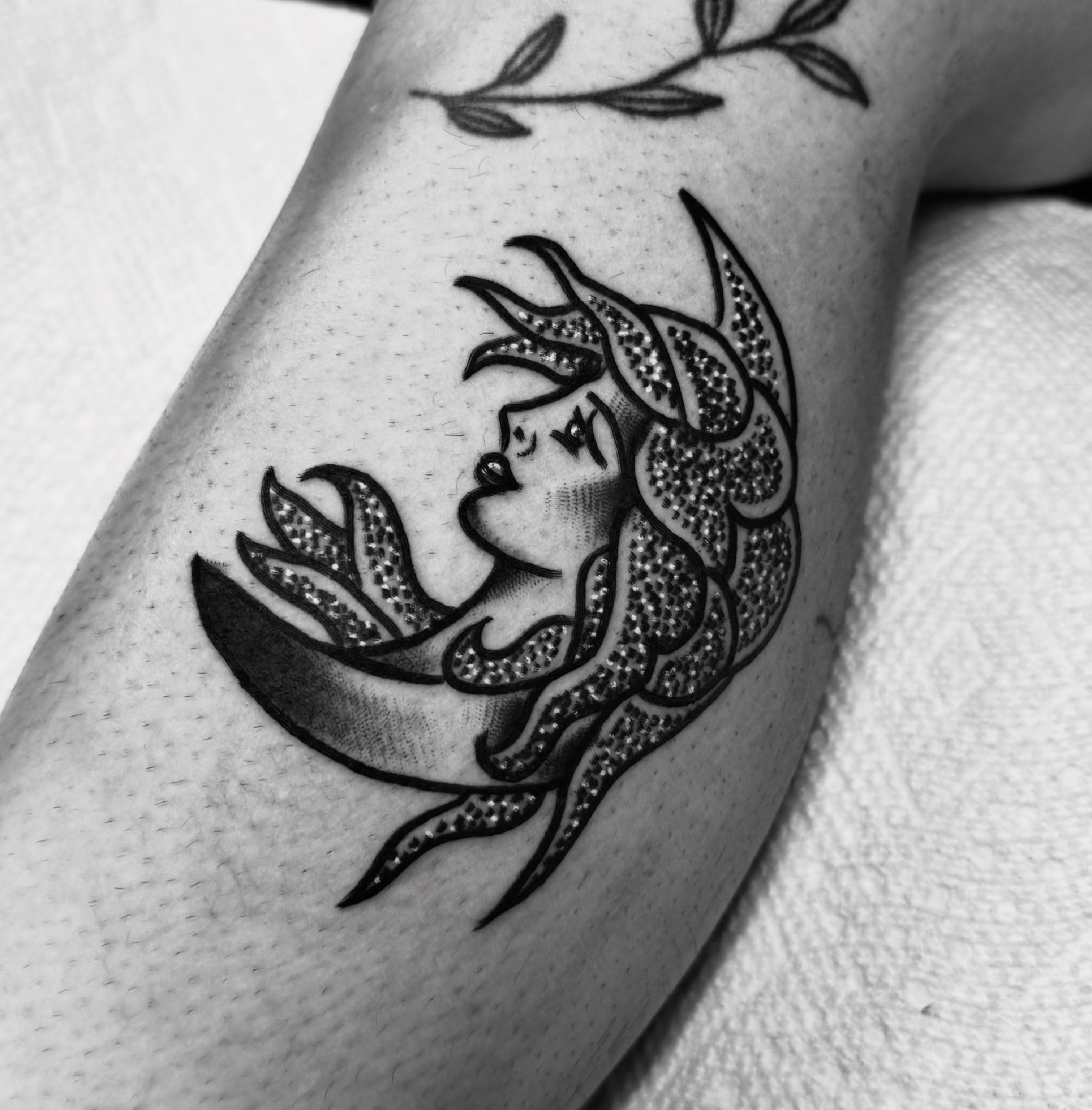 Tattoo by @sodablob — dotwork