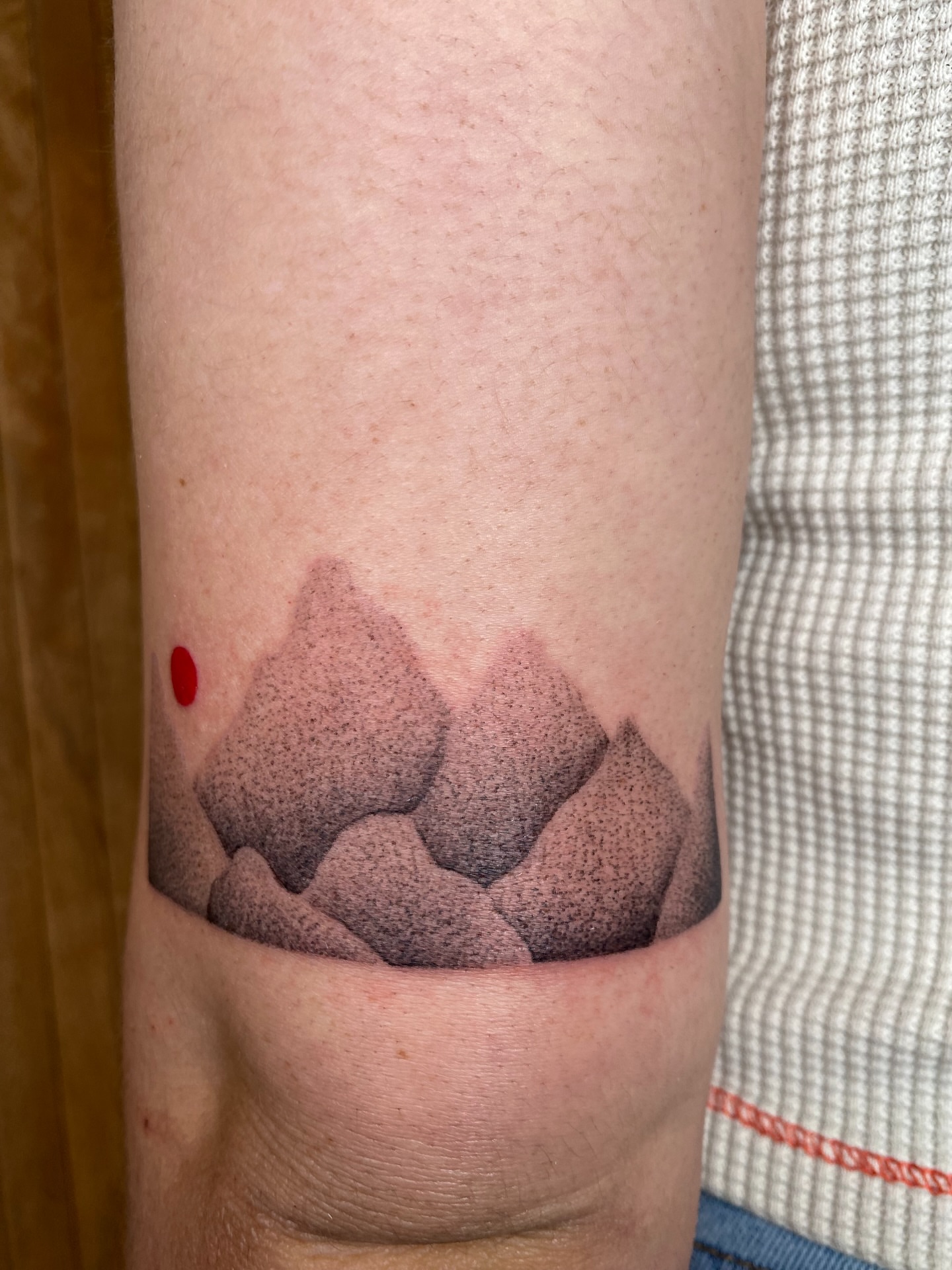 Tattoo by @rippintattoos — dotwork