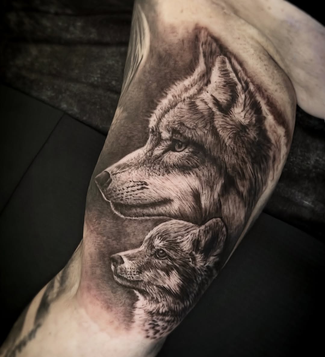 Tattoo by @shanesmith_ink — realism, black_and_grey